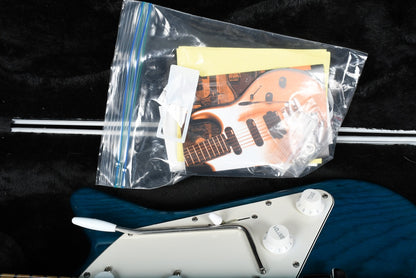 2011 Ernie Ball Music Man Albert SSS Tremolo Transparent Blue