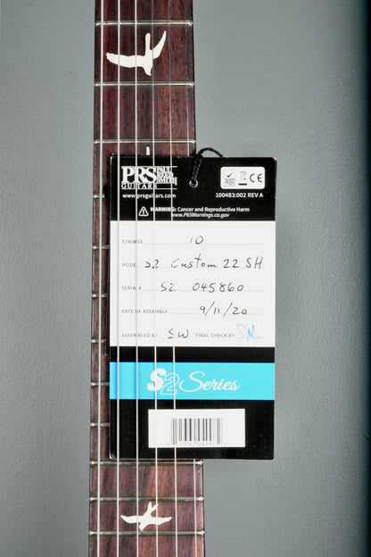 Paul Reed Smith PRS S2 Custom 22 Semi Hollow Special Order Robin's Egg Blue