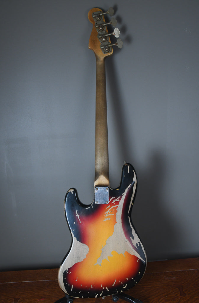 2013 Fender Custom Shop Jaco Pastorius Relic 1964 Jazz Bass Sunburst