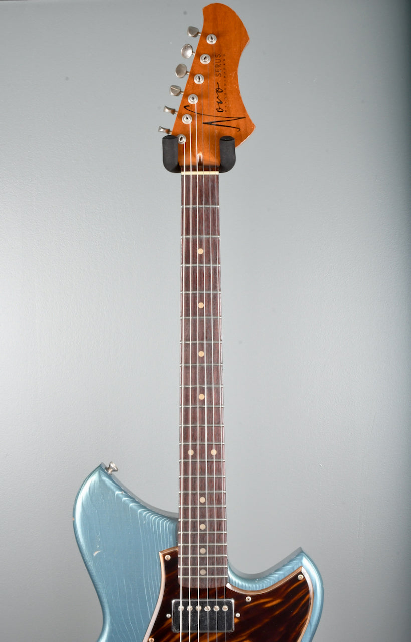2019 Novo Guitars Serus SV Aged Pelham Blue Throbak Pickups