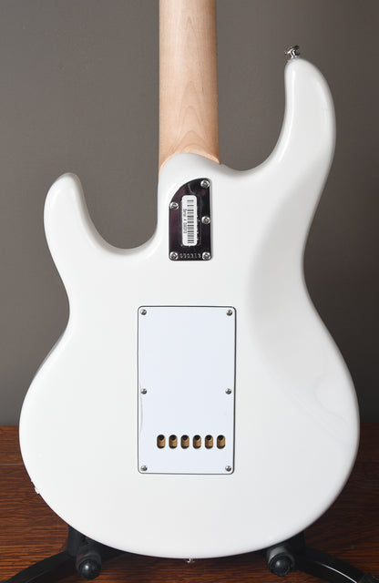2018 Ernie Ball Music Man Silhouette White