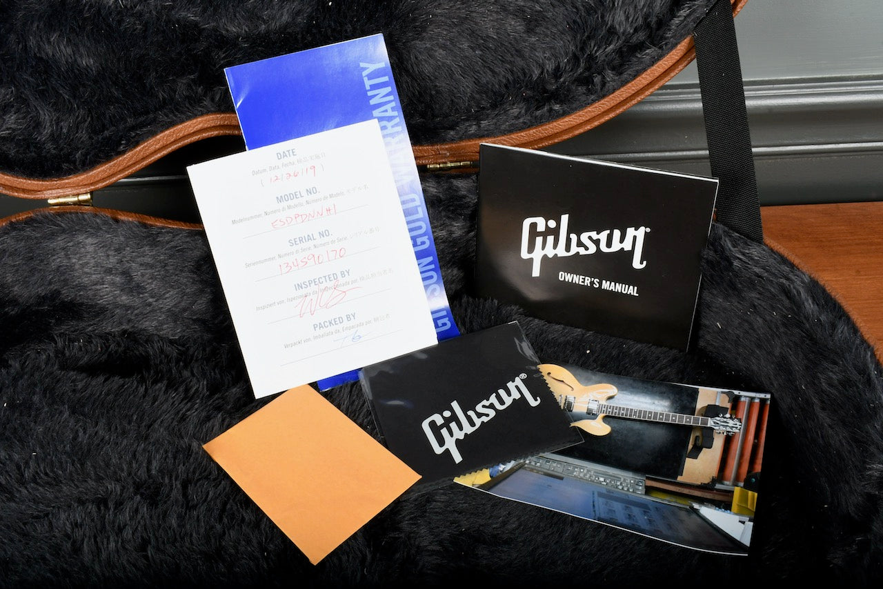 2019 Gibson ES-335 Dot, Gloss Dark Natural