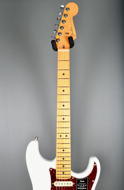Fender American Ultra Stratocaster HSS, Maple Fingerboard, Arctic Pearl