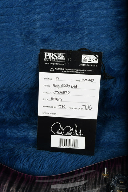 2020 Experience PRS Modern Eagle V *Custom Color* Charcoal Purple Burst