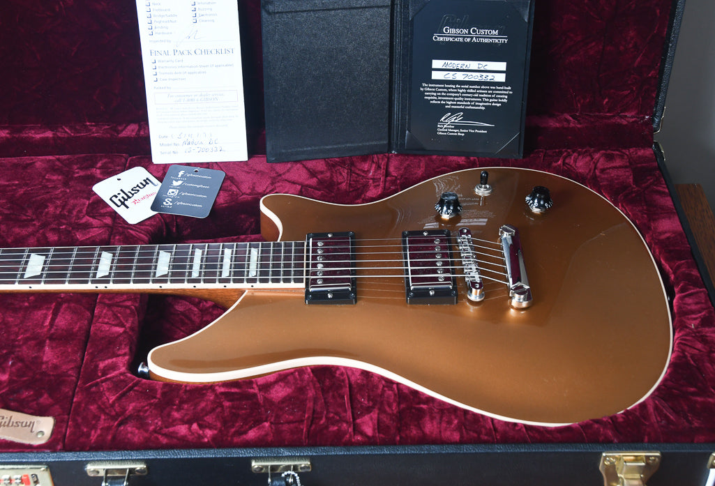 2017 Gibson Custom Shop Modern Double Cut Bullion Gold