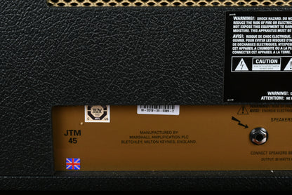 2018 Marshall JTM-45 2245 Black Tolex