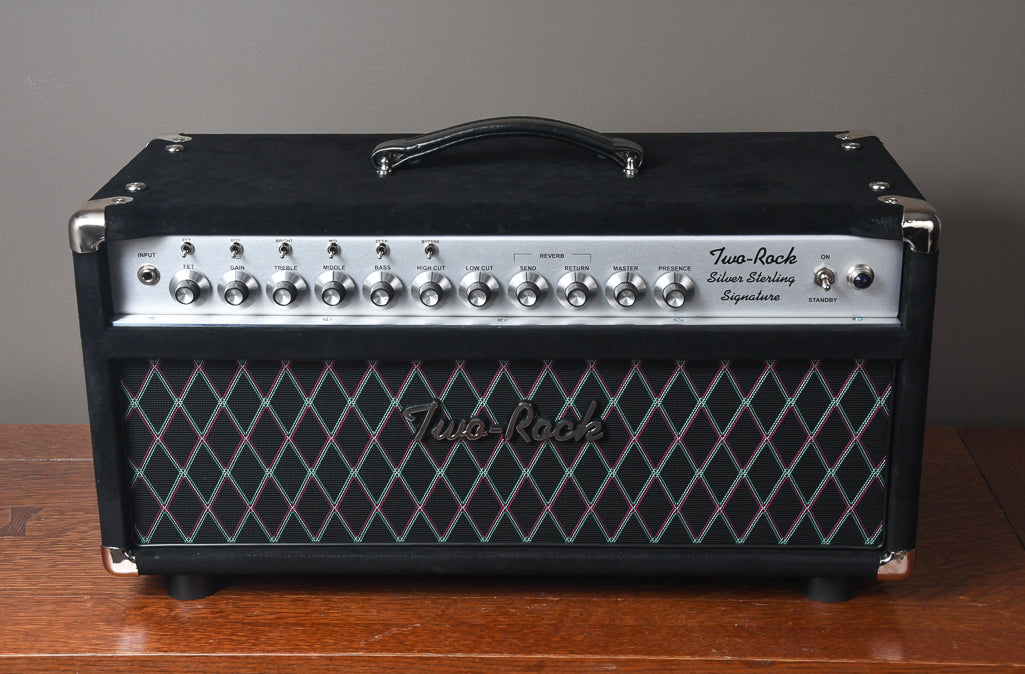 2019 Two Rock Silver Sterling Signature 100 Watt Head Black Suede
