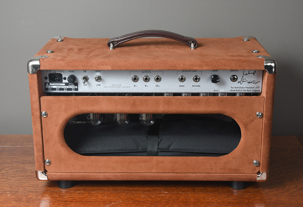 2019 Two Rock Bloomfield Drive 100/50 Watt Head Tobacco Suede Vox Grill