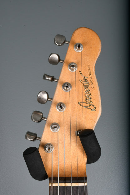 Danocaster Gold Sparkle Single Cut, Celantano Hybrid Tele pickups!