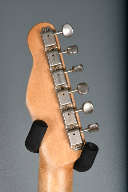 Danocaster Gold Sparkle Single Cut, Celantano Hybrid Tele pickups!