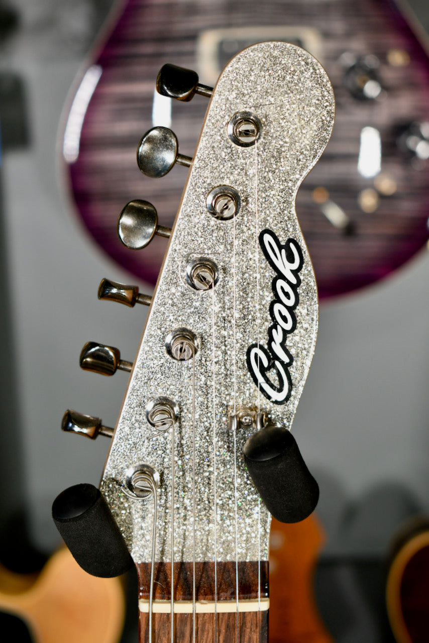 Crook Telecaster Custom Silver Sparkle