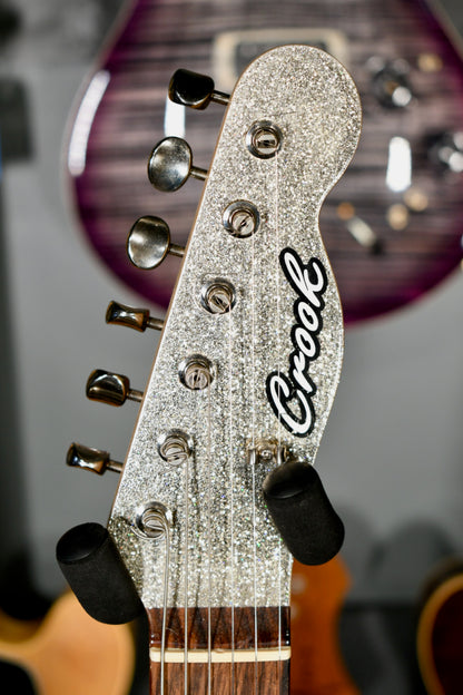 Crook Telecaster Custom Silver Sparkle