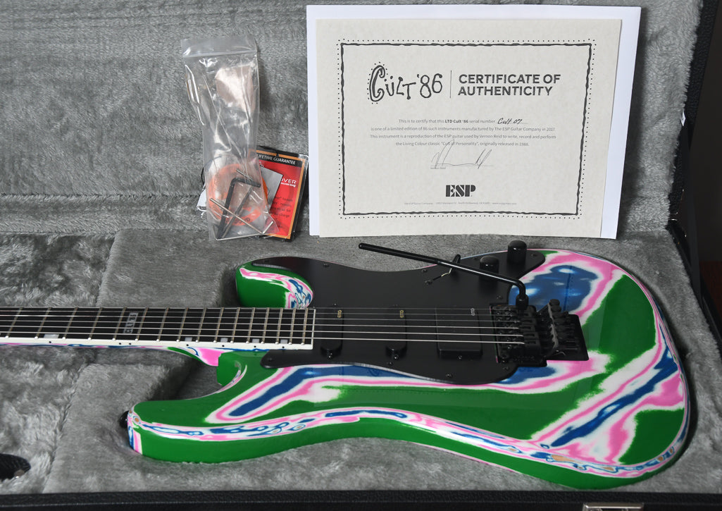 2017 ESP LTD Cult '86 Multi Swirl – Watchtower Guitars