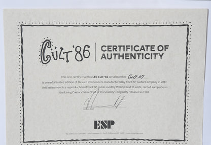 2017 ESP LTD Cult '86 Multi Swirl