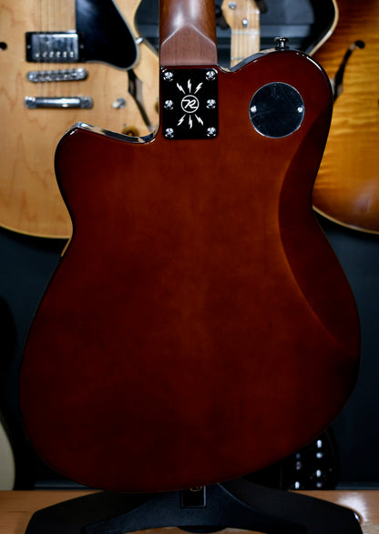 2020 Reverend Charger RA Trans Blue Flame Maple
