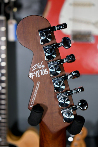 2020 Reverend Charger RA Trans Blue Flame Maple