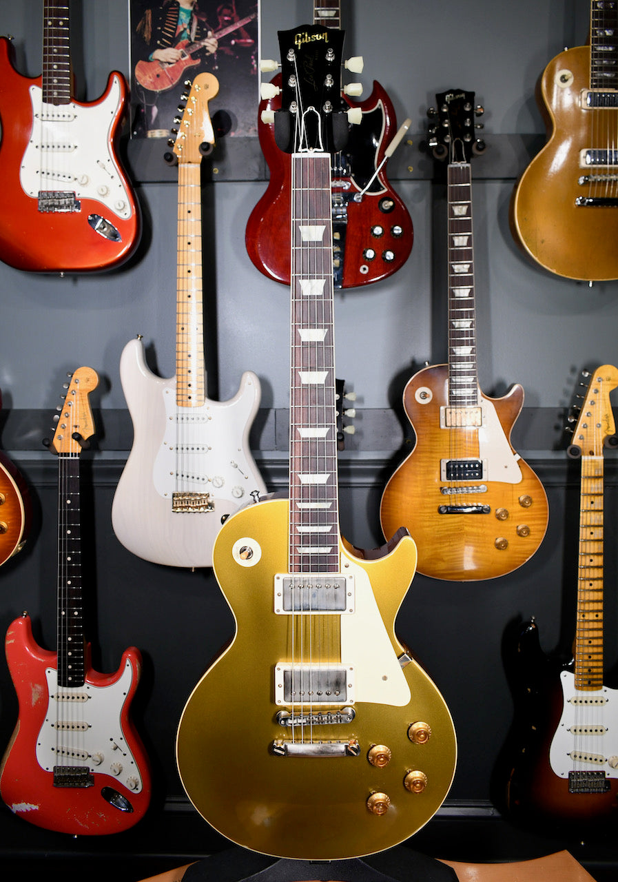 2020 Gibson 1957 Les Paul Standard Reissue R7 Goldtop VOS Double Gold Darkback