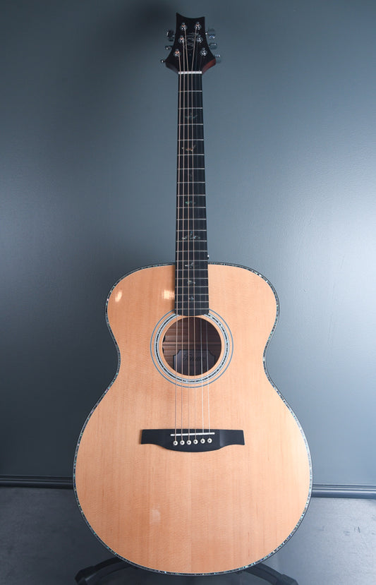 2019 PRS SE Acoustic T55E Abaco Green Quilted Back