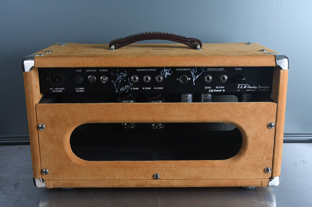 2006 Two Rock Kimock Signature 50 Watt Head Buckskin Suede