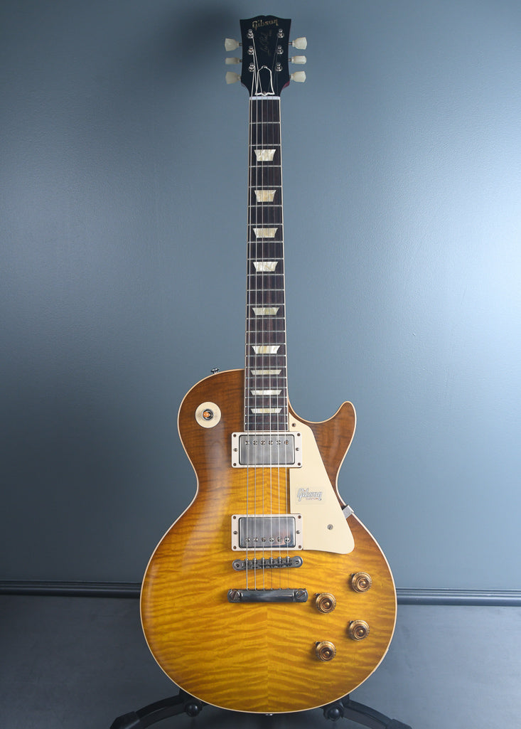 2019 Gibson 60th Anniversary Les Paul 1959 R9 Reissue Green Lemon Fade OHSC