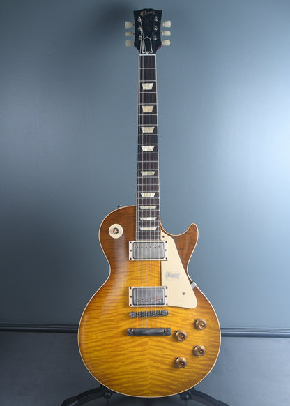 2019 Gibson 60th Anniversary Les Paul 1959 R9 Reissue Green Lemon Fade OHSC