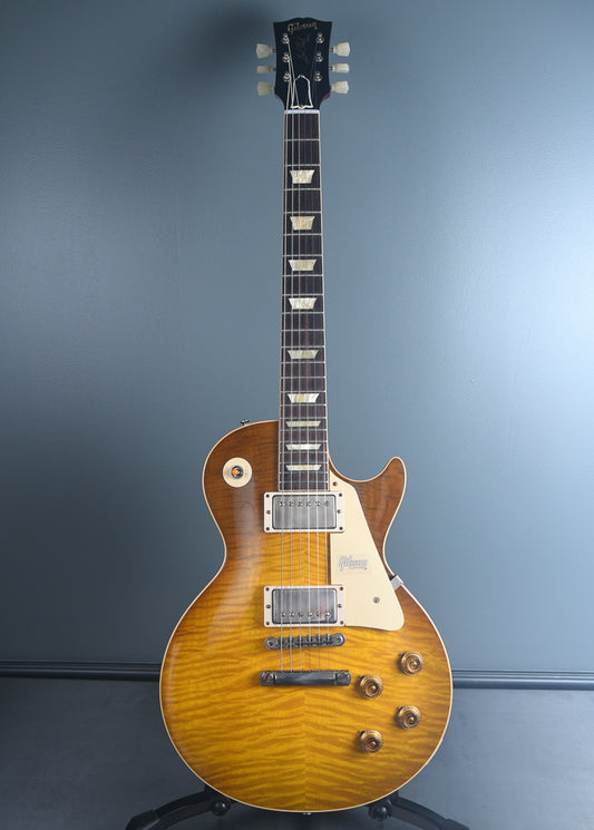 2019 Gibson 60th Anniversary Les Paul 1959 R9 Reissue Green Lemon Fade OHSC