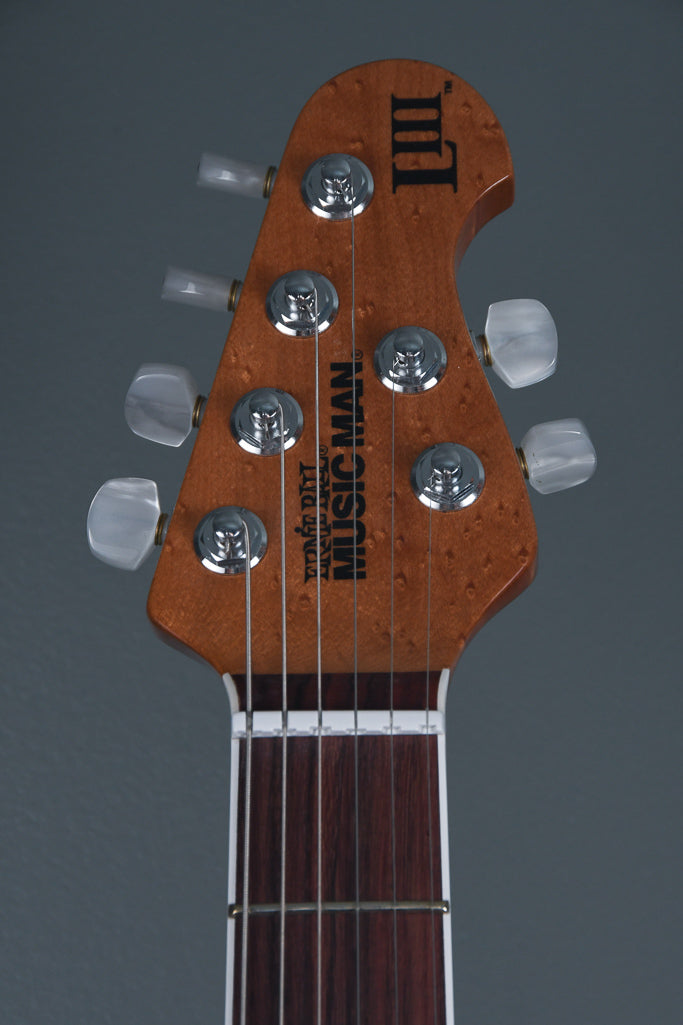2018 Ernie Ball Music Man Luke III BFR Steve Lukather Signature Hazel Burst