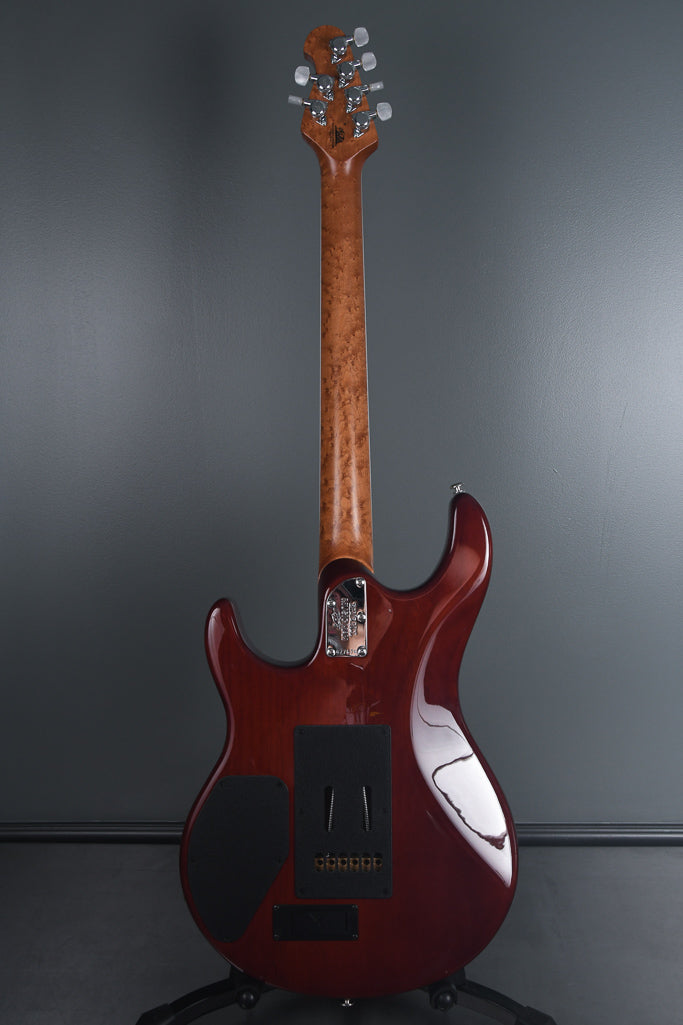 2018 Ernie Ball Music Man Luke III BFR Steve Lukather Signature Hazel Burst