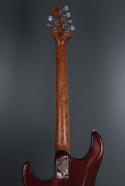 2018 Ernie Ball Music Man Luke III BFR Steve Lukather Signature Hazel Burst