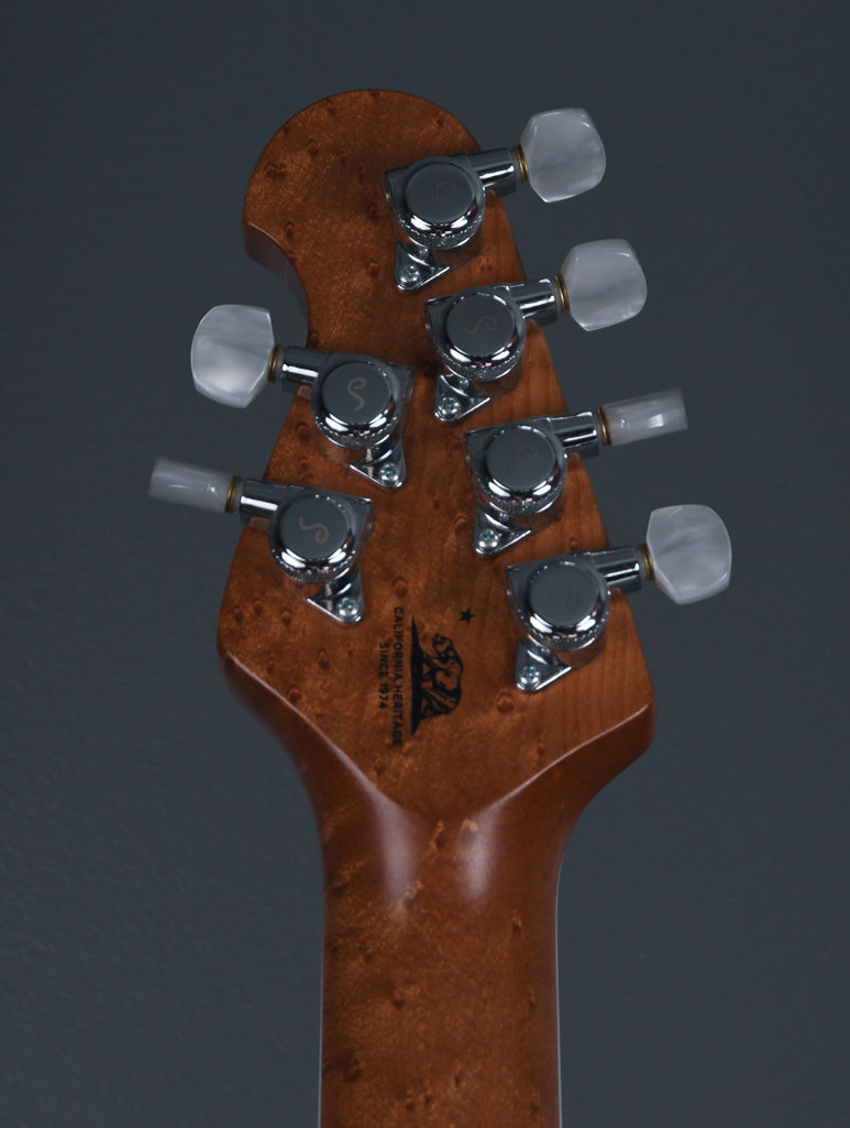 2018 Ernie Ball Music Man Luke III BFR Steve Lukather Signature Hazel Burst