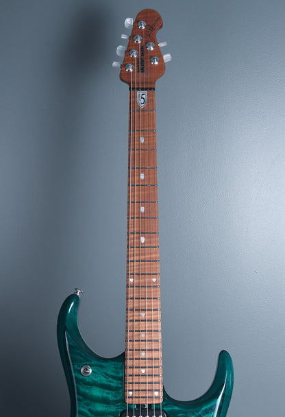2019 Ernie Ball Music Man BFR John Petrucci JP15 Teal Quilt Ball Family Reserve!
