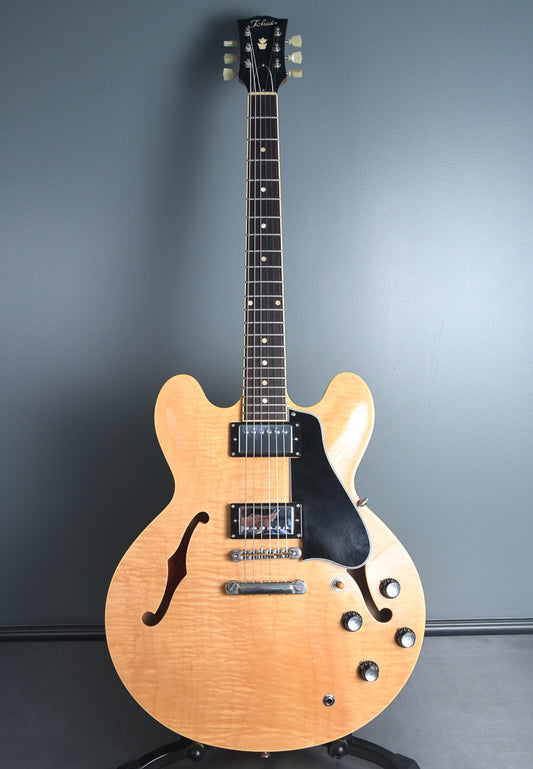 2014 Tokai ES 185 VNT Figured Natural OHSC ES 335