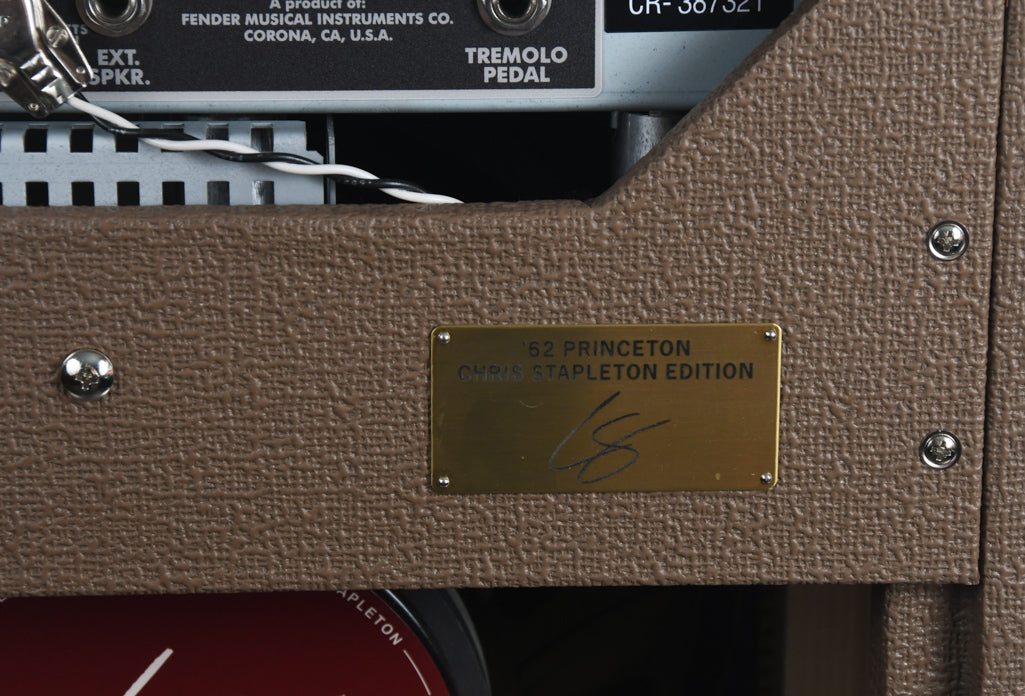 2019 Fender Princeton 1x12 Combo Chris Stapleton Signature Brown Tolex