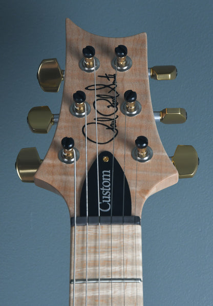 2019 PRS Wood Library Custom 24 Fatback 10 Top Quilt Orange Tiger