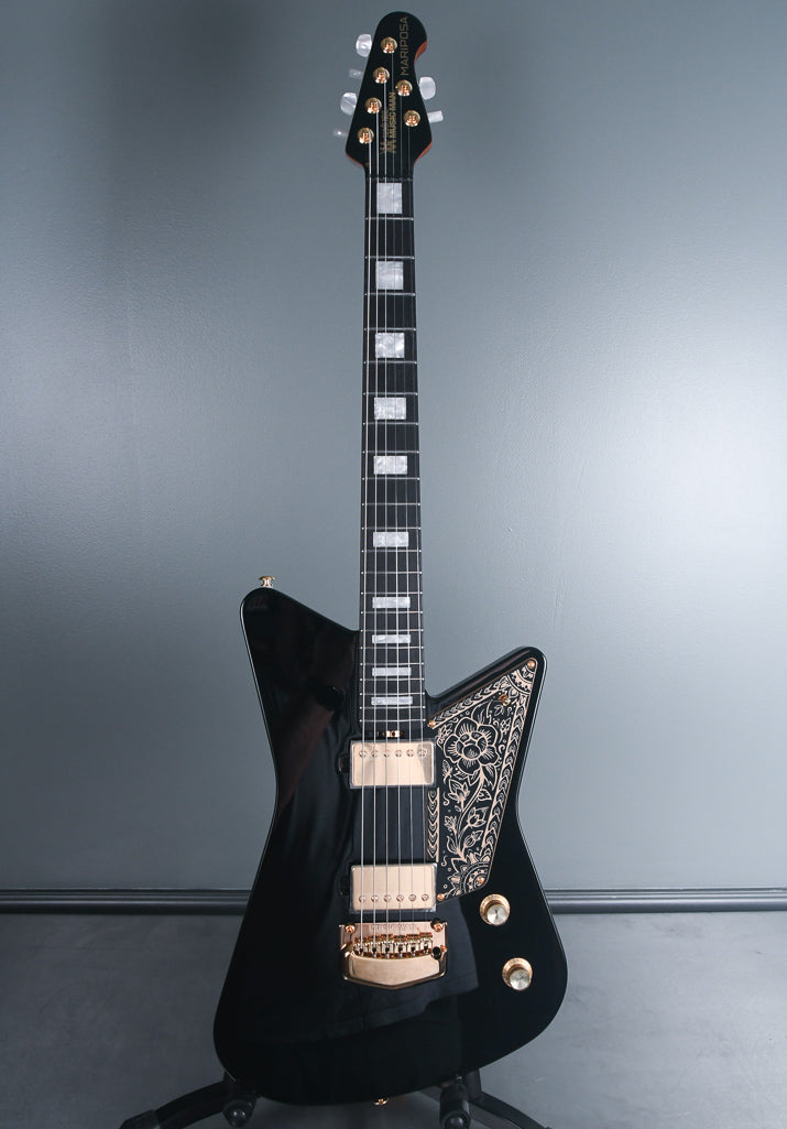 2019 Ernie Ball Music Man Mariposa Deluxe Imperial Black