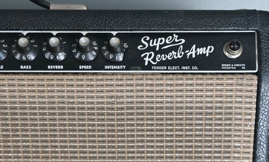 1964 Fender Super Reverb Black Tolex