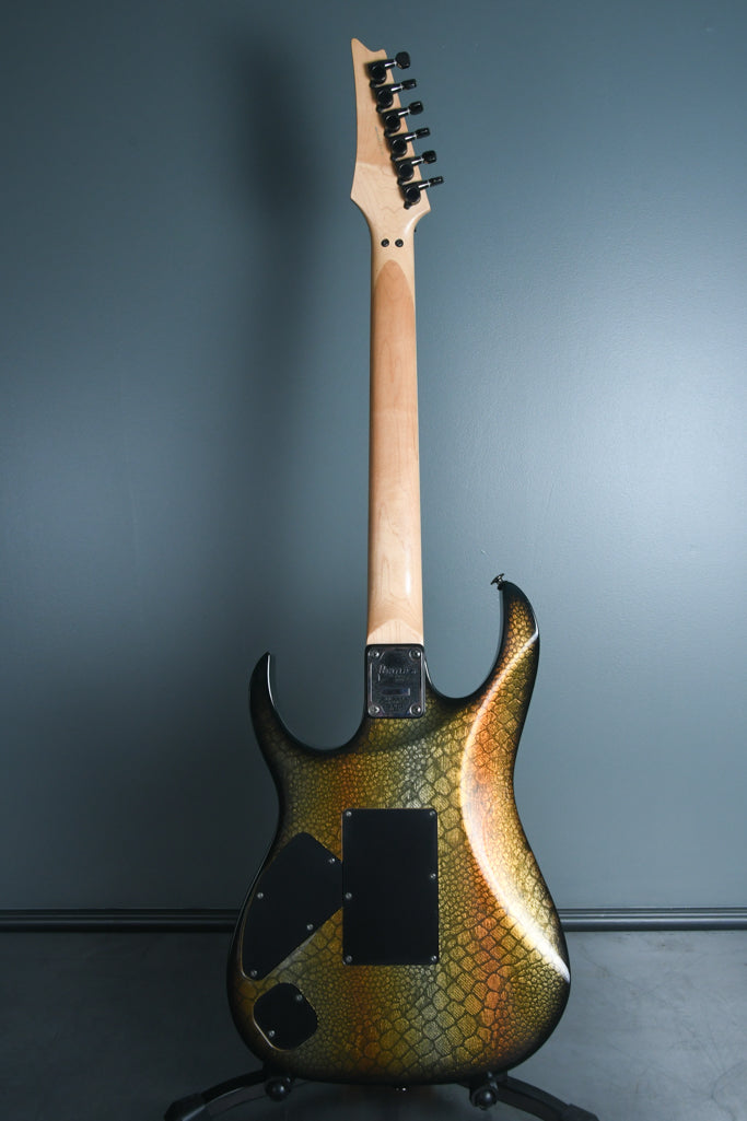 1990 Ibanez USA Custom RG Series Reptile Finish OHSC