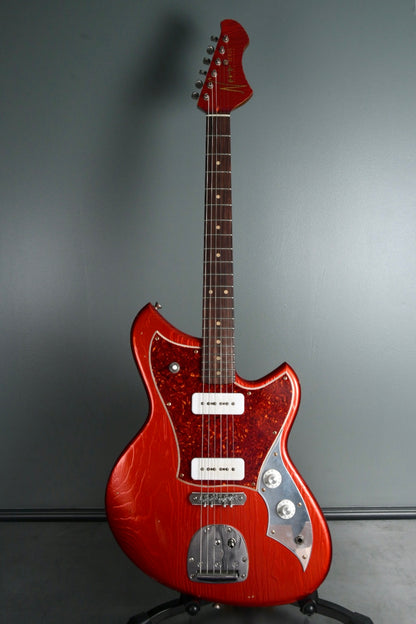 2019 Novo Guitars Serus J Candy Apple Red Fralin P-90