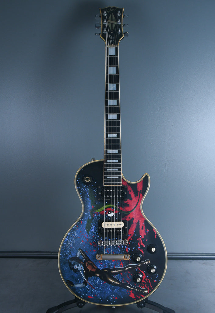 1973 Gibson Les Custom Ebony with Custom Artwork