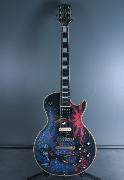 1973 Gibson Les Custom Ebony with Custom Artwork