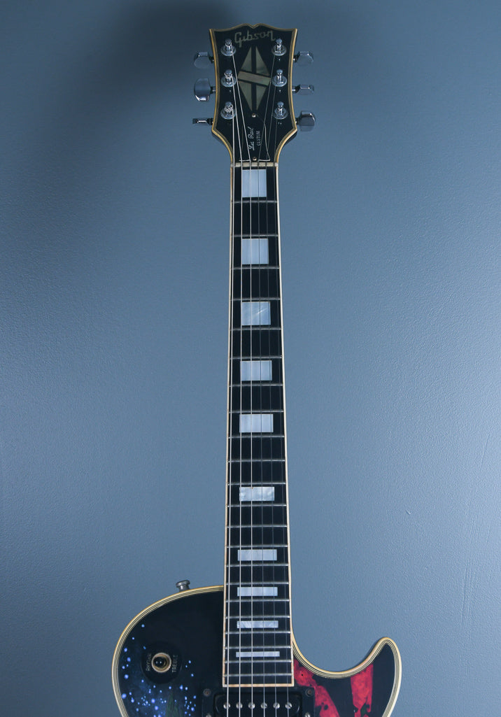 1973 Gibson Les Custom Ebony with Custom Artwork