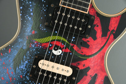 1973 Gibson Les Custom Ebony with Custom Artwork