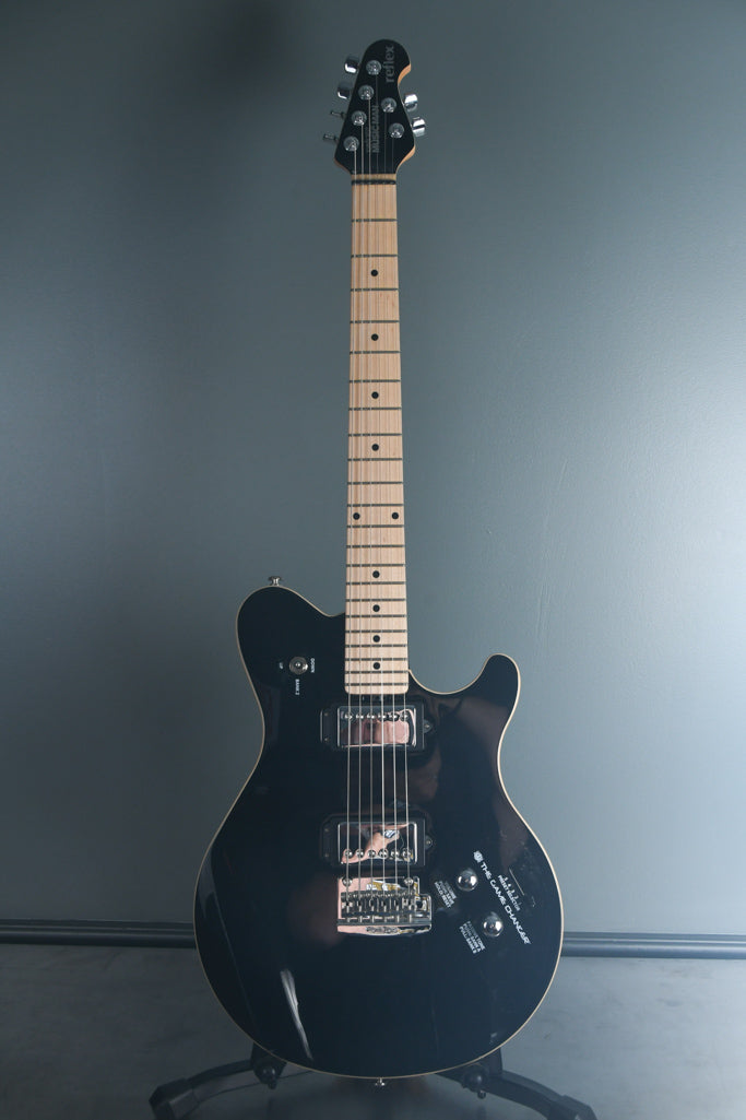 2012 Ernie Ball Music Man The Game Changer Reflex Guitar HH Tremolo Black