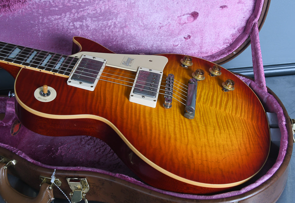 2019 Gibson 60th Anniversary Les Paul 1959 R9 Reissue Sunrise Teaburst OHSC
