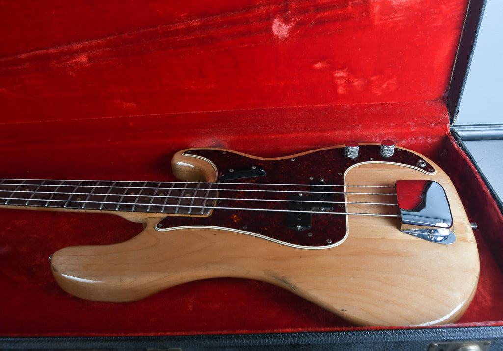 1966 Fender Precision Bass Natural Refin OHSC