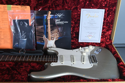 2017 Fender Stratocaster NAMM D Mag Inca Silver Relic Rosewood Neck!