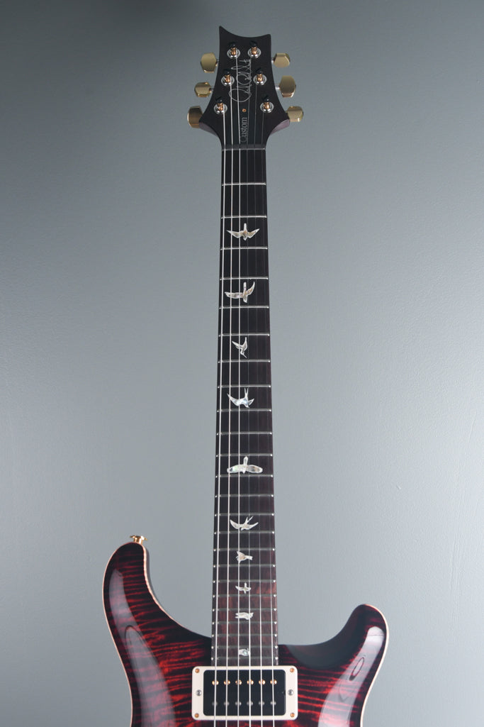 PRS Custom 24 Fire Red Burst 10 Top