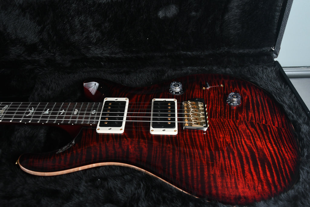 PRS Custom 24 Fire Red Burst 10 Top