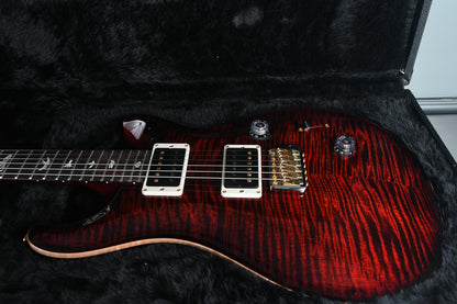 PRS Custom 24 Fire Red Burst 10 Top