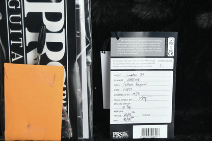 PRS Custom 24 Fire Red Burst 10 Top